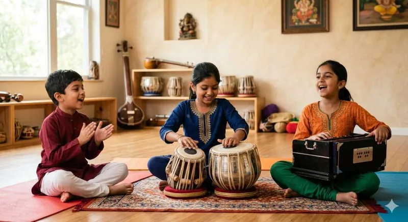 Tabla class at Avinayana